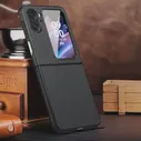 Чехол из натуральной кожи для OPPO Find N2 Flip Case Роскошный складной чехол для Find N2Flip Cover с полной защитой корпуса
